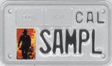 Graphic of the Firefighters License Plate