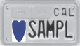 Graphic of the Kids License Plate