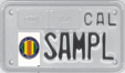 Graphic of the Veterans License Plate
