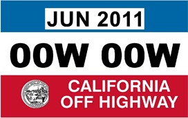 Sample of new OHV 2011