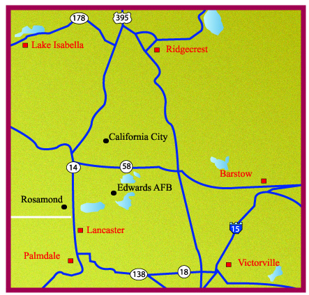Image map displaying field office locations