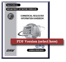 Cover of Commercial Requester Information Handbook
