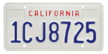 reflectorized trailer license plate