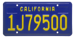 commercial motor vehicle license plate