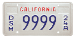 vehicle dismantler license plate
