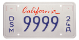 vehicle dismantler license plate