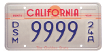 vehicle dismantler license plate