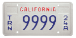 vehicle transporters license plate