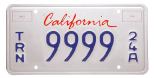 vehicle transporters license plate