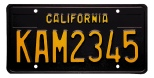 citizens band radio license plate