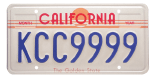 citizens band radio license plate