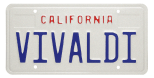 enviornmental (personalized) license plate