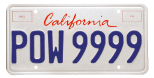 prisoner of war license plate