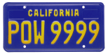 prisoner of war license plate