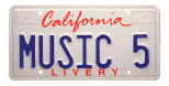 personalized livery license plate