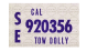 tow dolly decal