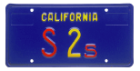 state senator license plate