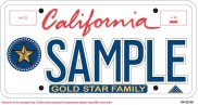 Gold Star Plate