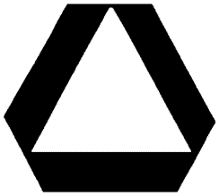 a graphic of a slow moving vehicle symbol