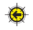 image of a flashing yellow arrow