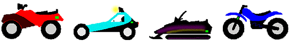 Examples of off-highway vehicles.