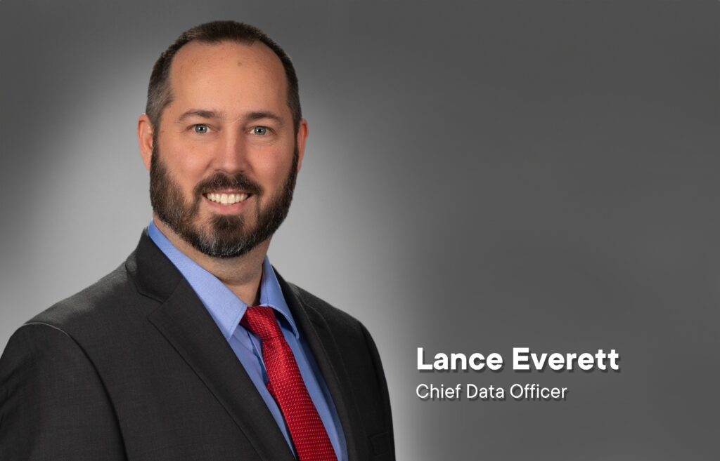 Photo: Lance Everett, Chief Data Officer