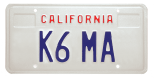 Amateur radio license plate (block).