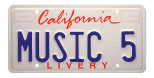 Livery license plate.