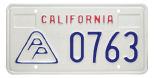 Press photographer license plate (block).